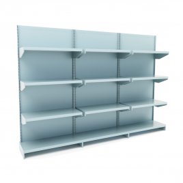 Steel Storage Shelves, 65 x 55 in.